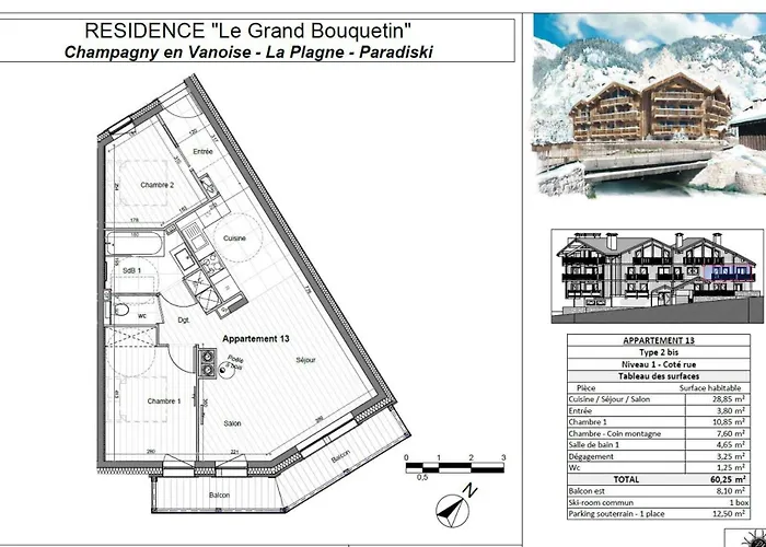 Apartment Le Grand Bouquetin - 3 Pieces Pour 6 Personnes Mae-0004 La Plagne